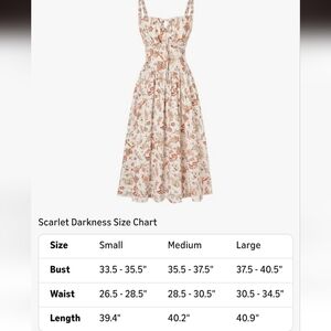 Scarlet Darkness Floral Printed Corset Dress